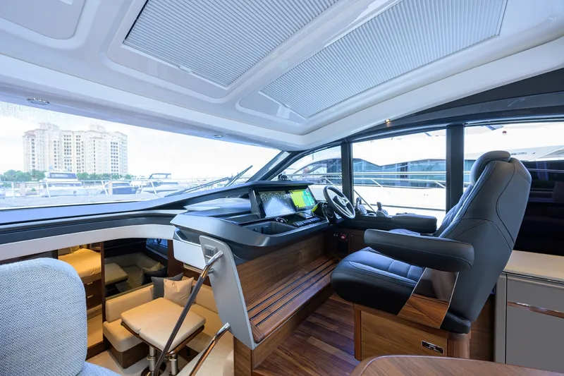 Slide: The Image of Princess 50 Everlong - Interior Helm 2026 Princess V50 Deck Salon Everlong - 6071427