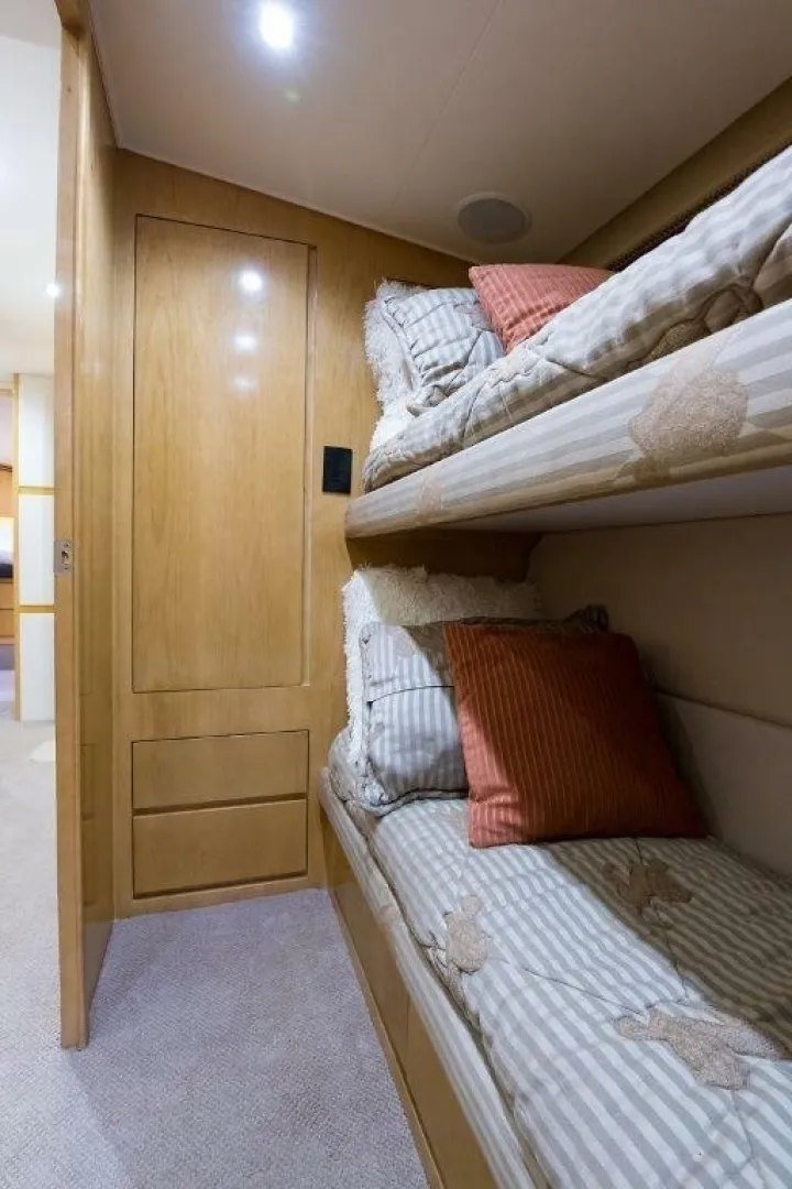 Slide: The Image of Hatteras 60 SALT RUSH - Guest Bunk Cabin 2000 Hatteras 60 SALT RUSH - 7867263