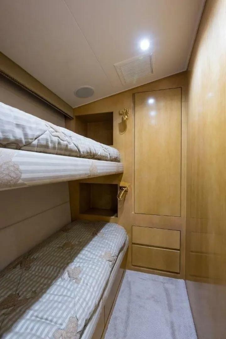 Slide: The Image of Hatteras 60 SALT RUSH - Guest Bunk Cabin 2000 Hatteras 60 SALT RUSH - 7867265