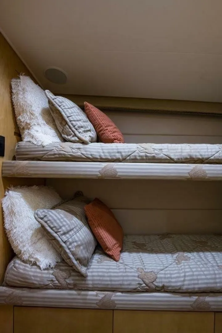 Slide: The Image of Hatteras 60 SALT RUSH - Guest Bunk Cabin 2000 Hatteras 60 SALT RUSH - 7867264