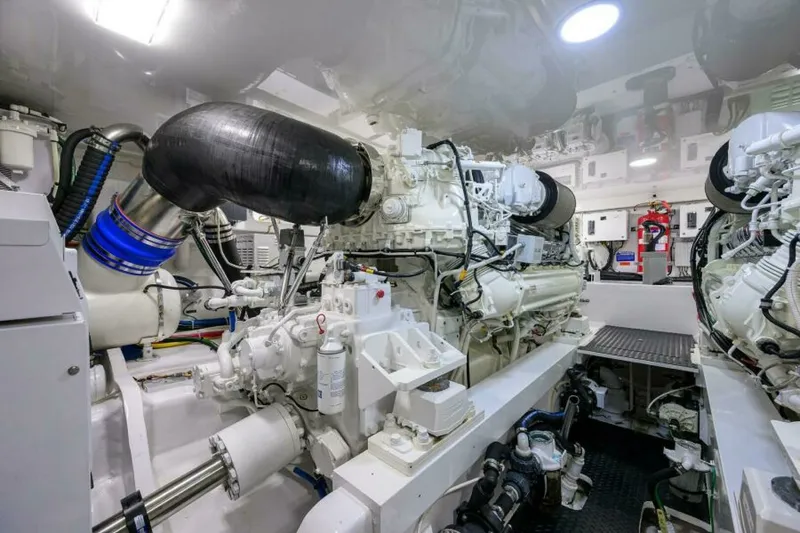 Slide: The Image of 2023 Viking 64 Convertible - Engine Room 2023 Viking 64 Convertible HMY Trade - 7655387