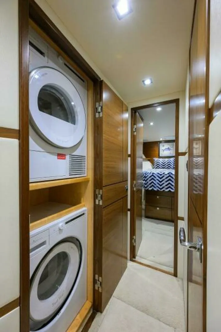 Slide: The Image of 2023 Viking 64 Convertible - Washer/Dryer 2023 Viking 64 Convertible HMY Trade - 7655366