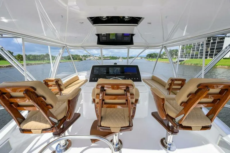 Slide: The Image of 2023 Viking 64 Convertible - Flybridge 2023 Viking 64 Convertible HMY Trade - 6074955