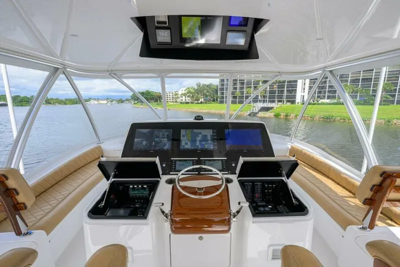 Slide: The Image of 2023 Viking 64 Convertible - Flybridge 2023 Viking 64 Convertible HMY Trade - 6074958