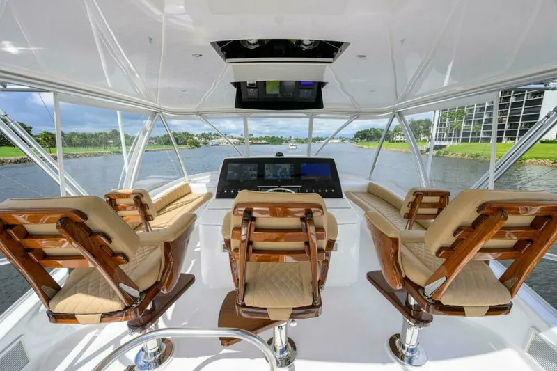 Slide: The Image of 2023 Viking 64 Convertible - Flybridge 2023 Viking 64 Convertible HMY Trade - 7655369