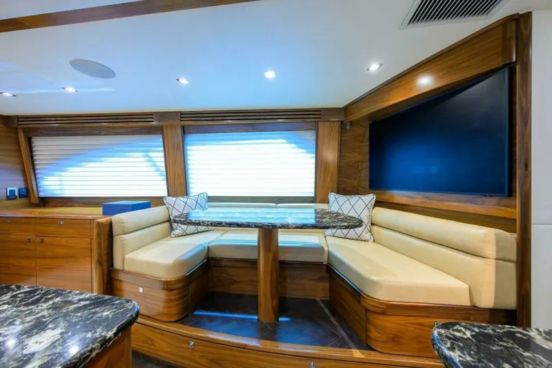 Slide: The Image of 2023 Viking 64 Convertible - Dinette 2023 Viking 64 Convertible HMY Trade - 7655350