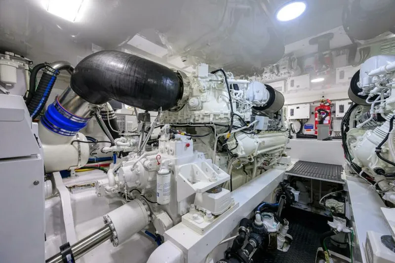 Slide: The Image of 2023 Viking 64 Convertible - Engine Room 2023 Viking 64 Convertible HMY Trade - 6074973