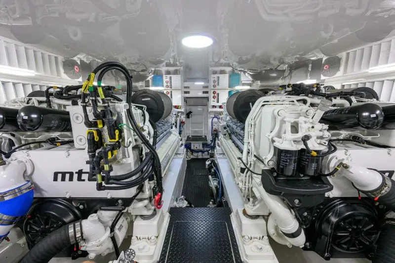 Slide: The Image of 2023 Viking 64 Convertible - Engine Room 2023 Viking 64 Convertible HMY Trade - 6074979
