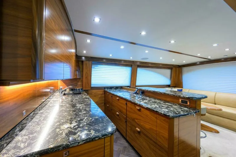 Slide: The Image of 2023 Viking 64 Convertible - Galley 2023 Viking 64 Convertible HMY Trade - 7655348