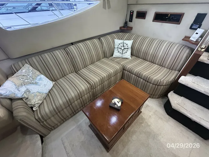 Slide: The Image of 44' Cruisers salon starboard aft seating - 6075660
