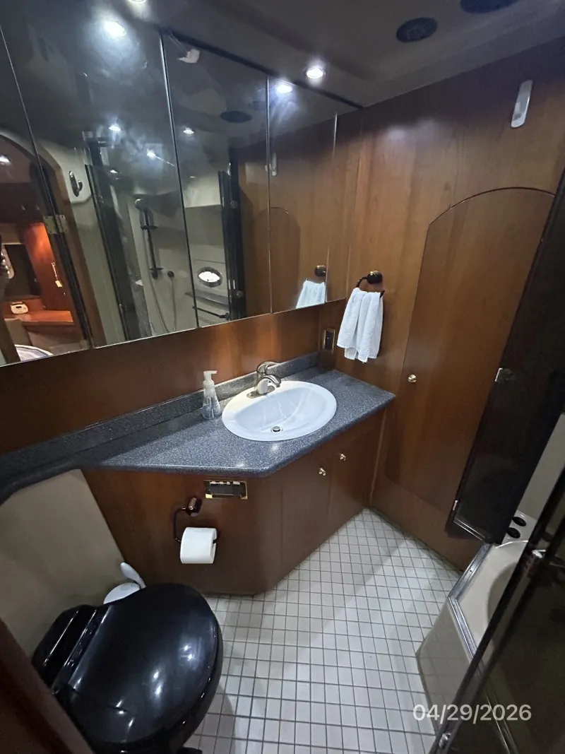 Slide: The Image of 44' Cruisers master stateroom head - 6075643