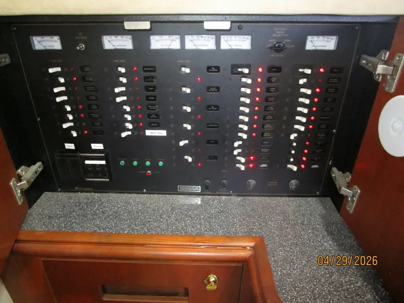 Slide: The Image of 44' Cruisers electrical panel1 - 6075616