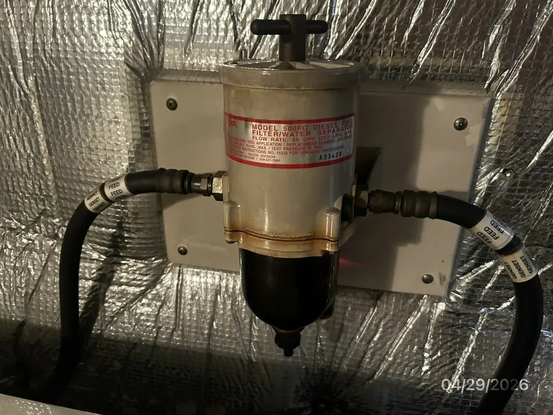 Slide: The Image of 44' Cruisers generator Racor fuel filter - 6075634