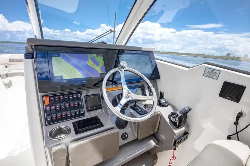 Slide: The Image of Pursuit 37 - Irish Ayes - Helm Deck Electronics 2020 Pursuit DC 365 - Irish Ayes - 6076159