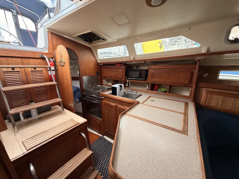 Slide: The Image of Galley and companionway - 6078673