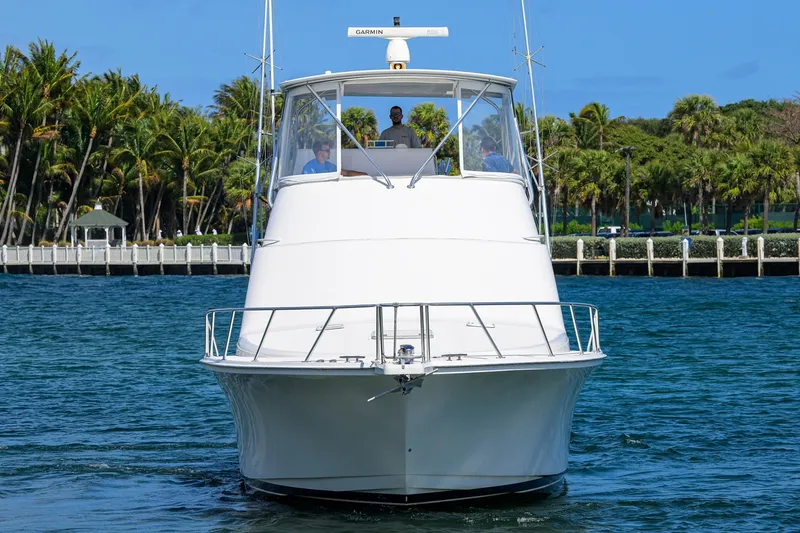 Slide: The Image of Cabo 48 - Bad Boyz - Bow Profile 2003 Cabo 48 Flybridge - Bad Boyz - 6081741