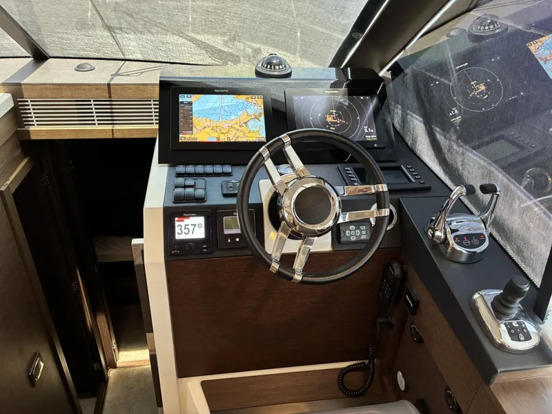 Slide: The Image of 2020 Prestige 420S -  Helm station with large MFD for easy navigation - 6081649