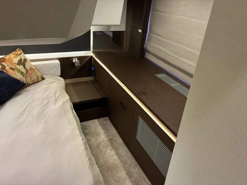 Slide: The Image of 2020 Prestige 420S -  Master stateroom with easy side access to the berth - 6081653