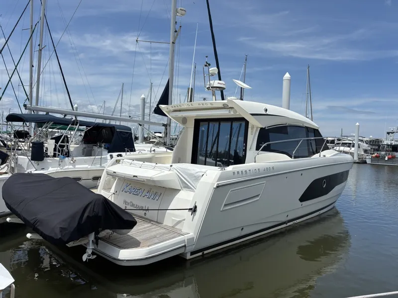 Slide: The Image of 2020 Prestige 420S -  Starboard Transom - 6081638