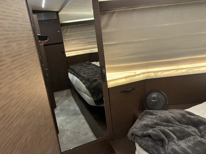 Slide: The Image of 2020 Prestige 420S -  Guest stateroom with large mirror and storage - 6081661