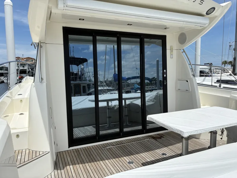 Slide: The Image of 2020 Prestige 420S -  Cockpit with table and cover. easy access to the interior - 6081671
