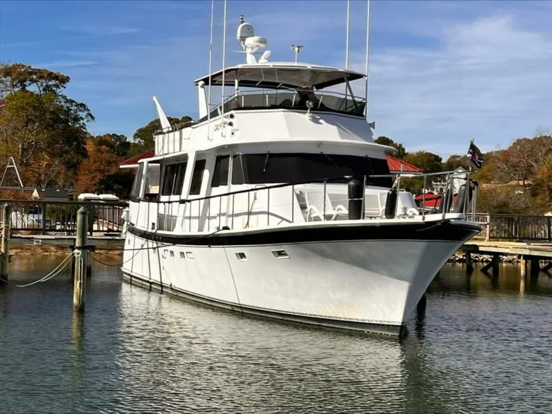 Slide: The Image of Hartman-Palmer 60 Flush Deck Motor Yacht 1985 - 6082747