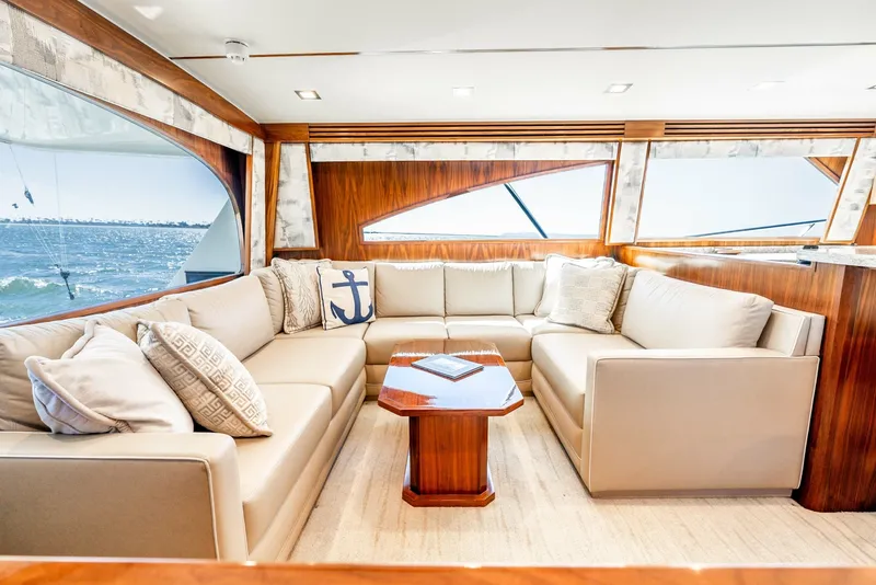 Slide: The Image of 2018 Viking 72 Convertible Salon Sofa - 6085012
