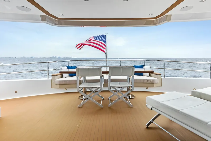 Slide: The Image of Outside Master Stateroom, aft deck - 6154943