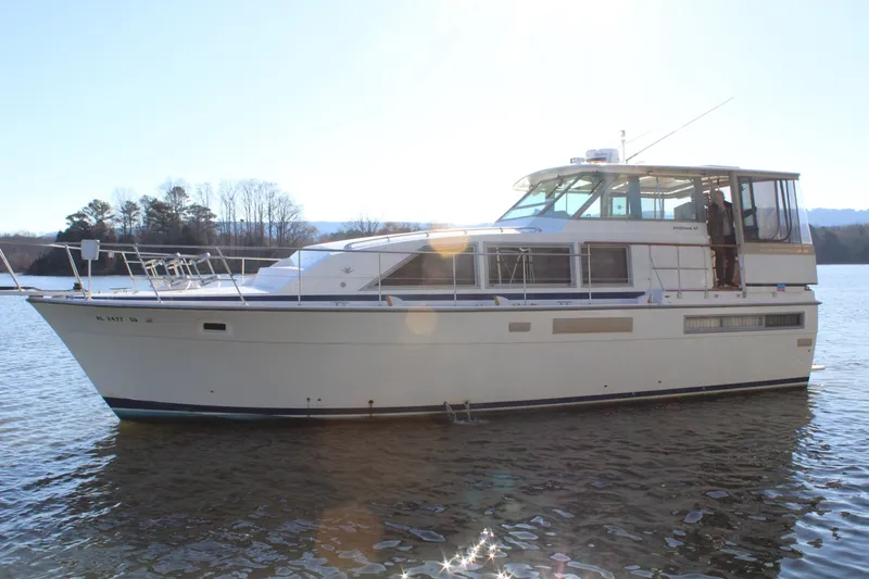 Slide: The Image of 42 ft Bertram - Port Side View - 6163797