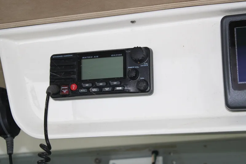 Slide: The Image of 42 ft Bertram - Standard Horizon AIS Marine Radio - 6163815