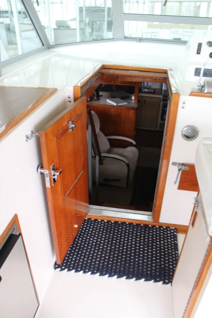 Slide: The Image of 42 ft Bertram - Cabin Entryway - 6163821