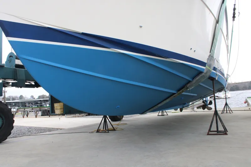 Slide: The Image of 42 ft Bertram - Port Side Hull - 6163801