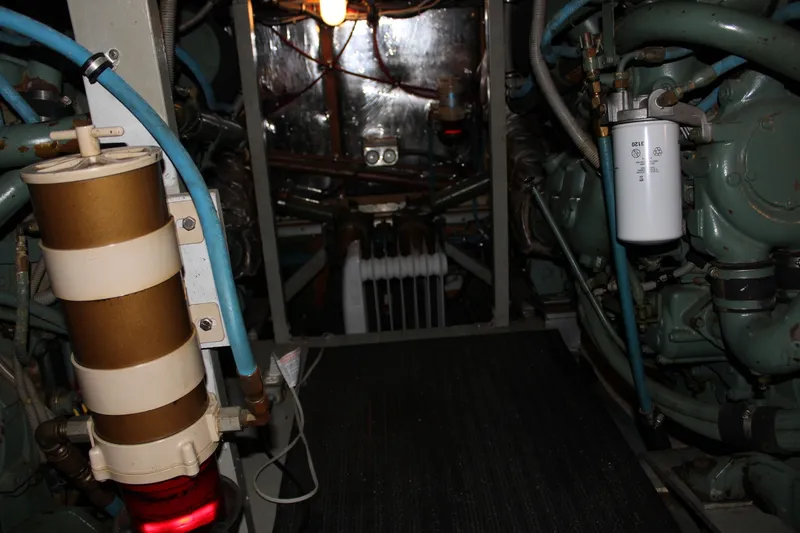 Slide: The Image of 42 ft Bertram - Engine Room - 6163840