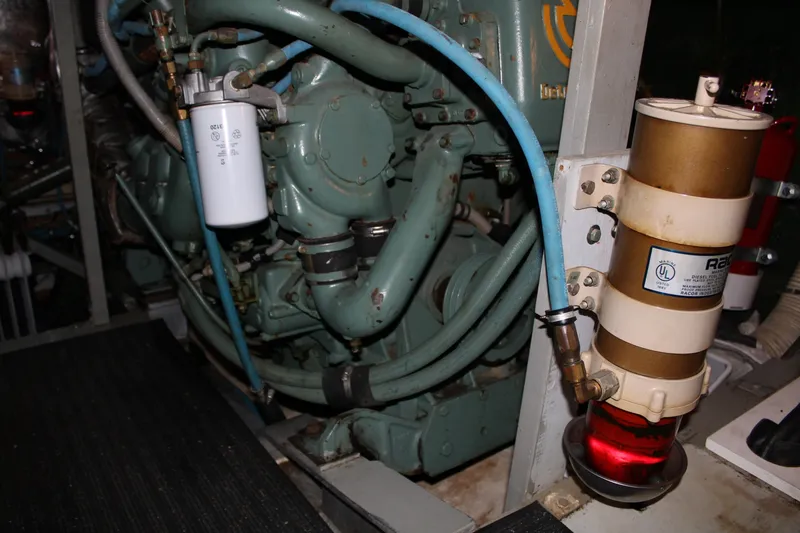 Slide: The Image of 42 ft Bertram - Engine Room - 6163842
