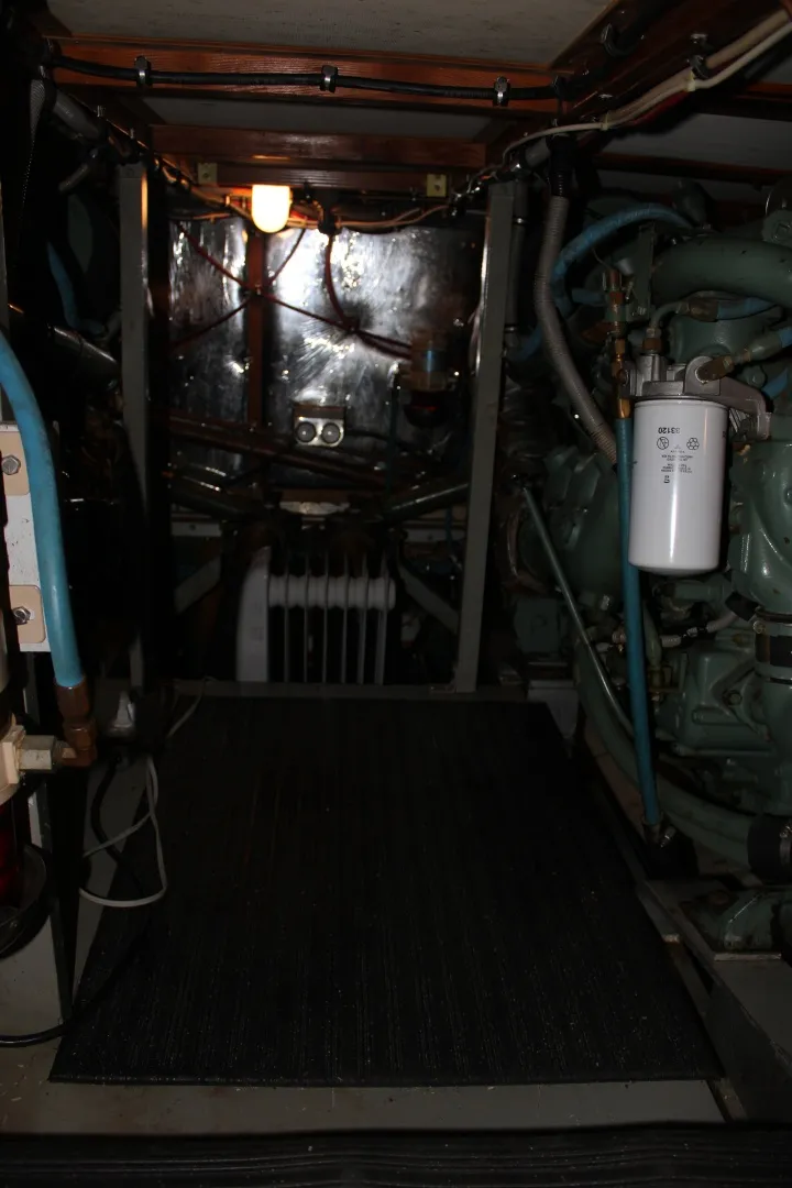 Slide: The Image of 42 ft Bertram - Engine Room - 6163847