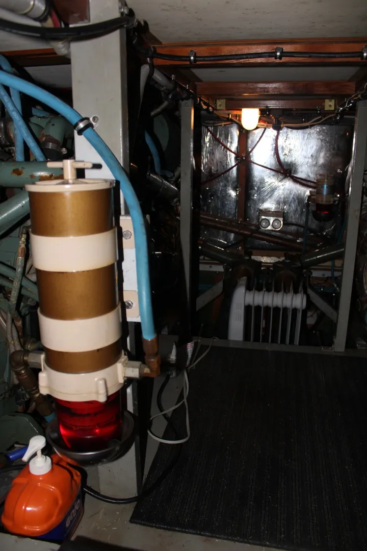 Slide: The Image of 42 ft Bertram - Engine Room - 6163848