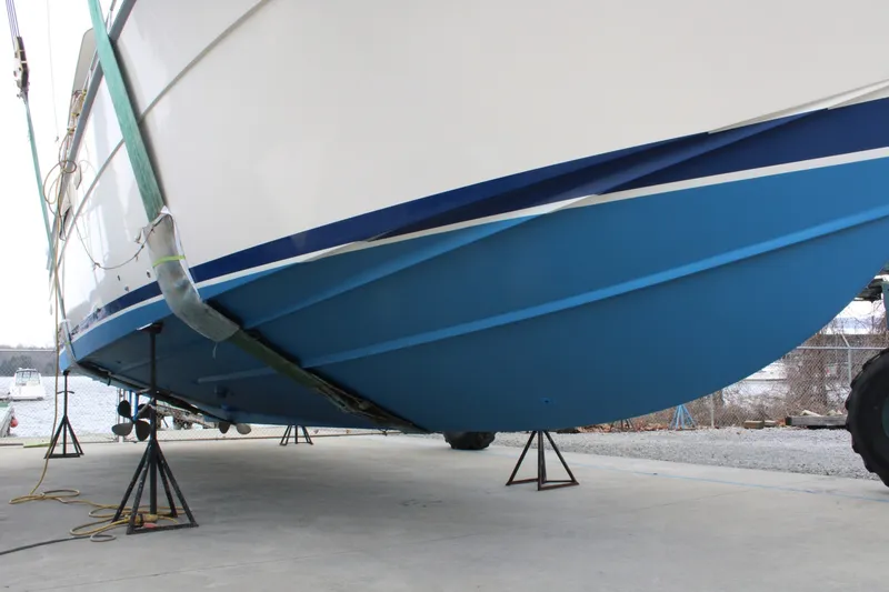 Slide: The Image of 42 ft Bertram - Starboard Side Hull - 6163802
