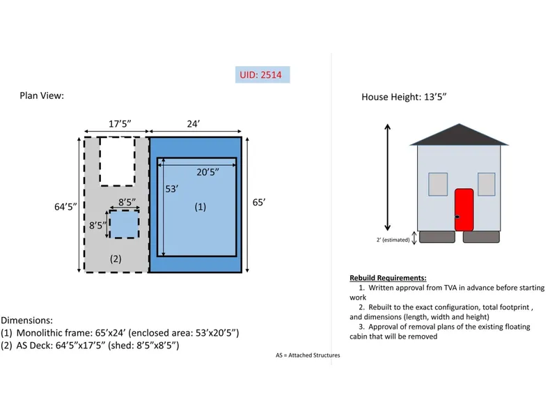 Slide: The Image of Custom 20 x 53 Floating Cabin - Approx 999/sqft 2002 - 6089596