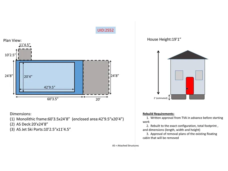Slide: The Image of Custom 20 x 43 Floating Cabin - Approx 812sqft 2006 - 6090032