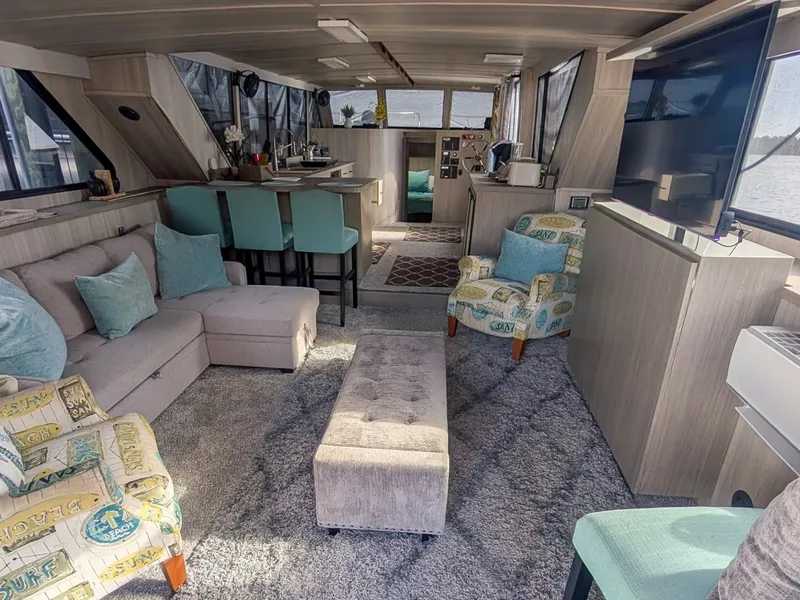 Slide: The Image of Blue Water 51 Coastal Cruiser Cockpit 1987 - 6107781