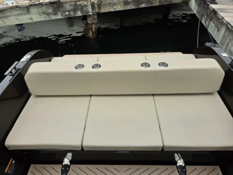 Slide: The Image of Z Shore 1 Aft Seat with Bolster - 7587977