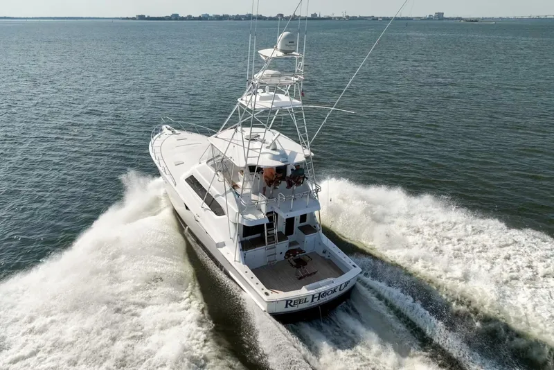 Slide: The Image of Hatteras 60 Reel Hook'Up - Exterior Profile 2002 Hatteras 60 Convertible Reel Hook'Up - 7382575