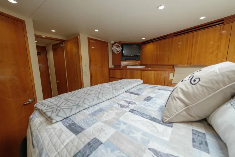 Slide: The Image of Hatteras 60 Reel Hook'Up - Interior Stateroom 2002 Hatteras 60 Convertible Reel Hook'Up - 7382543