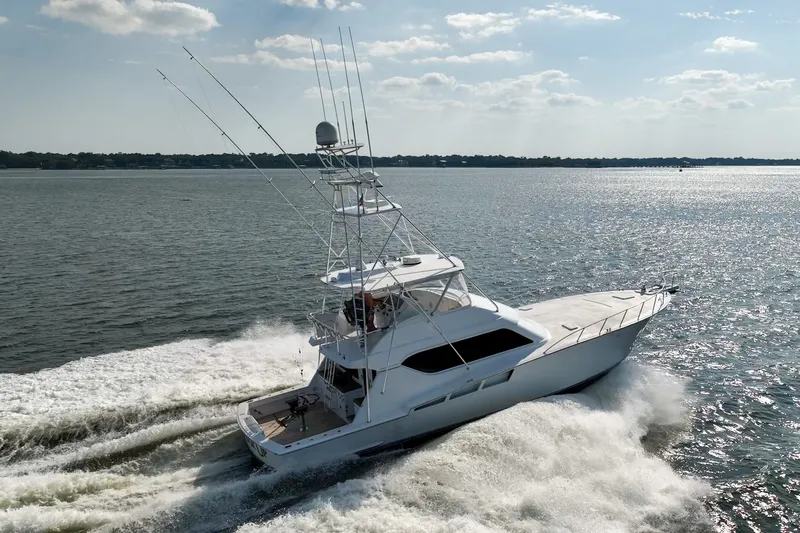 Slide: The Image of Hatteras 60 Reel Hook'Up - Exterior Profile 2002 Hatteras 60 Convertible Reel Hook'Up - 6109276