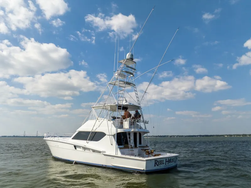 Slide: The Image of Hatteras 60 Reel Hook'Up - Exterior Profile 2002 Hatteras 60 Convertible Reel Hook'Up - 7382569
