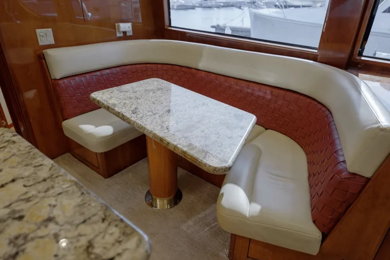 Slide: The Image of Hatteras 60 Reel Hook'Up - Interior Dinette 2002 Hatteras 60 Convertible Reel Hook'Up - 7382536