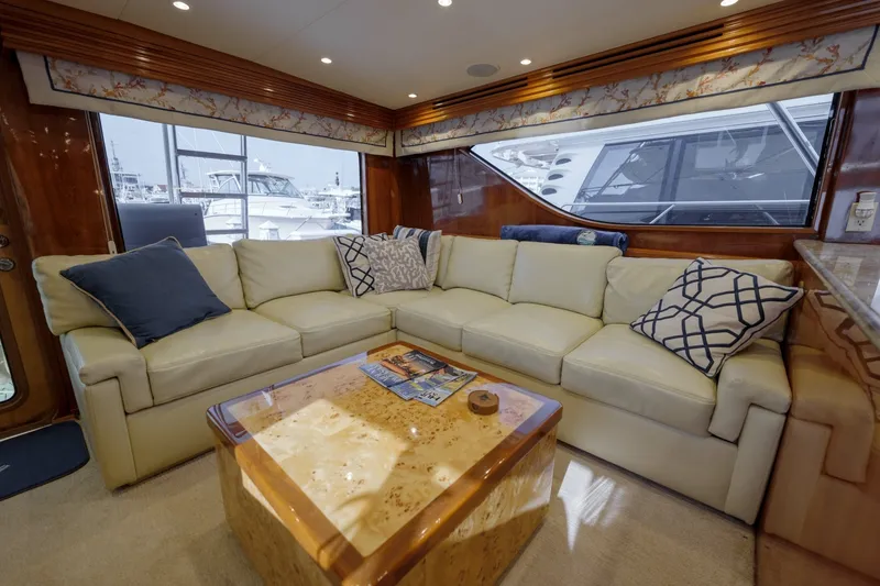 Slide: The Image of Hatteras 60 Reel Hook'Up - Interior Salon 2002 Hatteras 60 Convertible Reel Hook'Up - 7655402