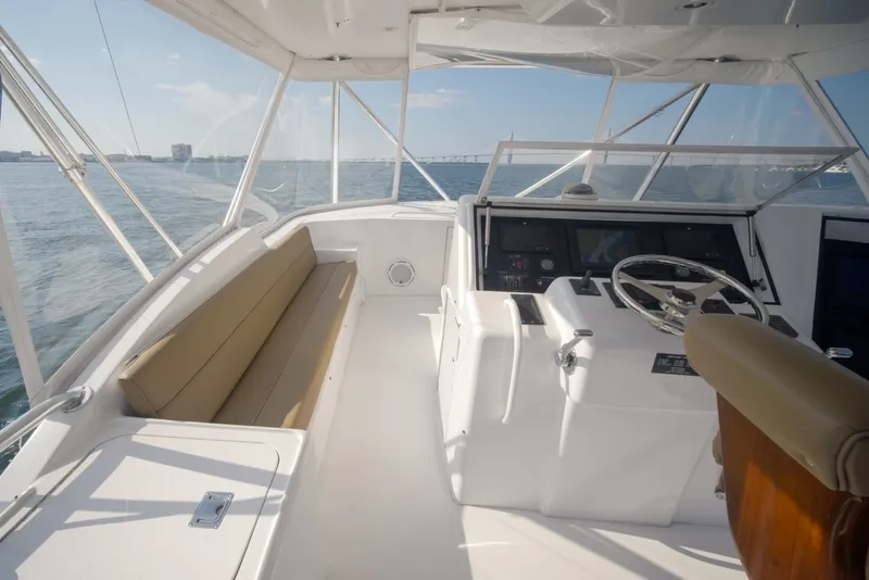 Slide: The Image of Hatteras 60 Reel Hook'Up - Exterior Flybridge 2002 Hatteras 60 Convertible Reel Hook'Up - 7382557