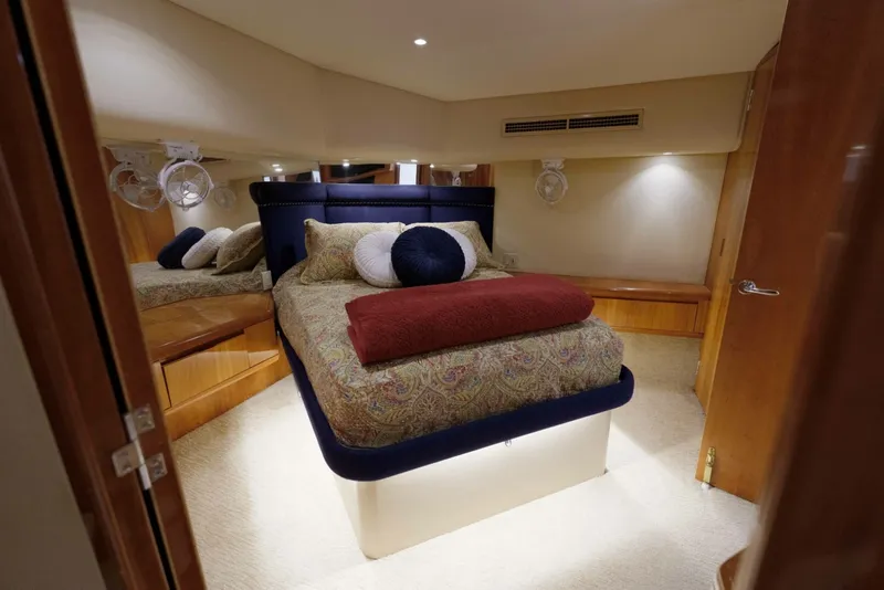 Slide: The Image of Hatteras 60 Reel Hook'Up - Interior Stateroom 2002 Hatteras 60 Convertible Reel Hook'Up - 7382538