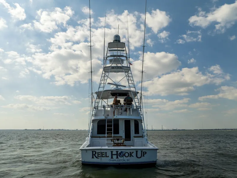 Slide: The Image of Hatteras 60 Reel Hook'Up - Exterior Profile 2002 Hatteras 60 Convertible Reel Hook'Up - 7382568